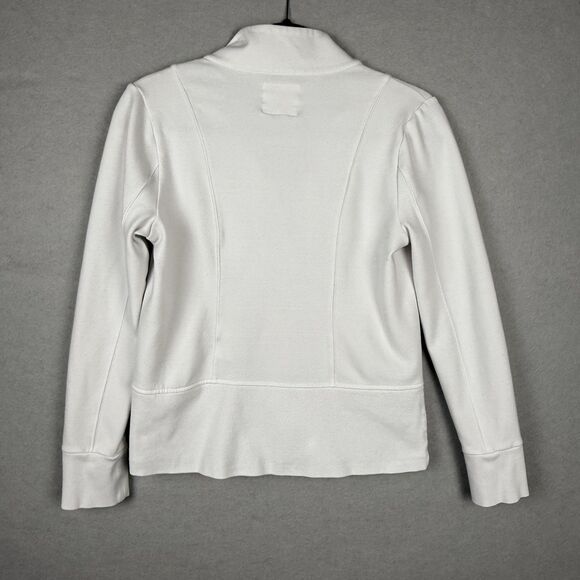 Lilly Pulitzer Luxletic Al Fresco Jacket Women S White Fleece Lined Full Zip - Picture 7 of 7